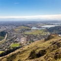 NZL CAN Christchurch 2018APR24 MountCavendish 003  The $30.00 NZD ( $19.37 USD ) ten minute ride affords you 360-degree views out over the city of   Christchurch   as well as   Lyttelton Harbour  , at the north-western end of   Banks Peninsula  . : - DATE, - PLACES, - TRIPS, 10's, 2018, 2018 - Kiwi Kruisin, April, Canterbury, Christchurch, Christchurch Gondola, Day, Month, Mount Cavendish, New Zealand, Oceania, Tuesday, Year